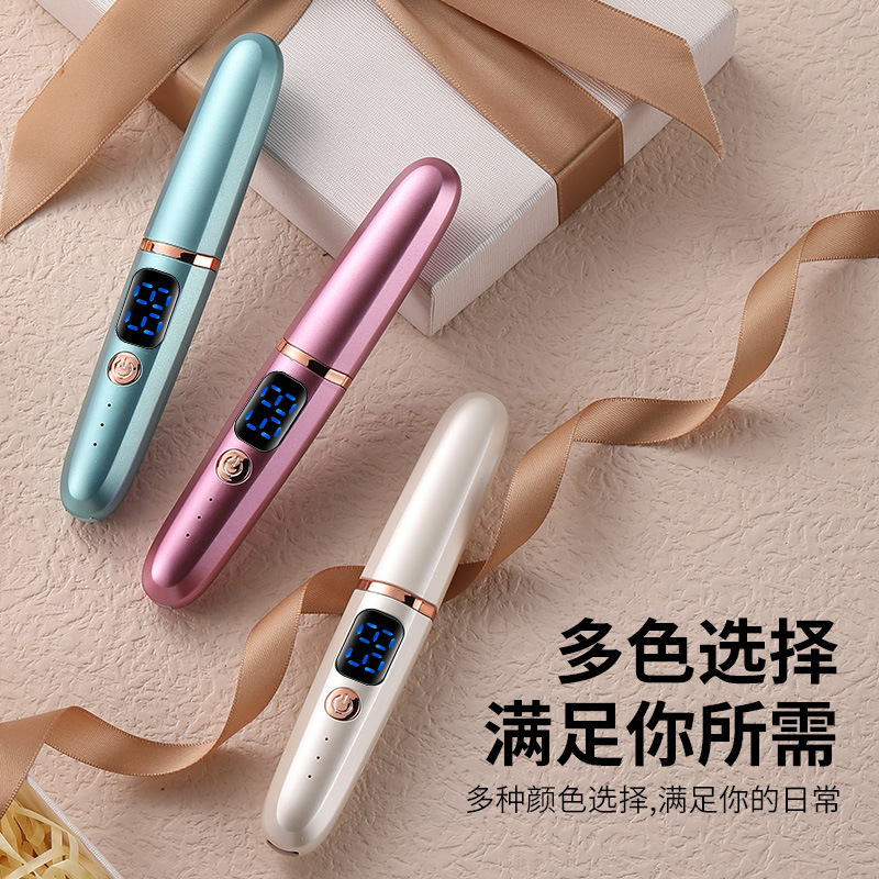 Cross-border new electric eyelash curler heating eyelash curler with power display lasting styling eyelash curler