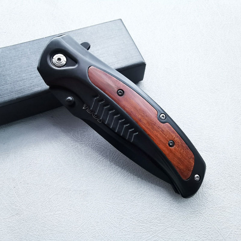 High Hardness Sharp Outdoor Survival Knife Portable Folding Knife Outdoor Tool Anti-Slip Camping Folding Knife