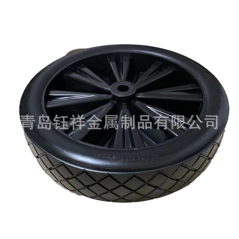 14inch Special-Shaped Pu Polyurethane Foam Wheel Trailer Tire Debris Car Rear Large Wheel Tool Car Solid Wheel