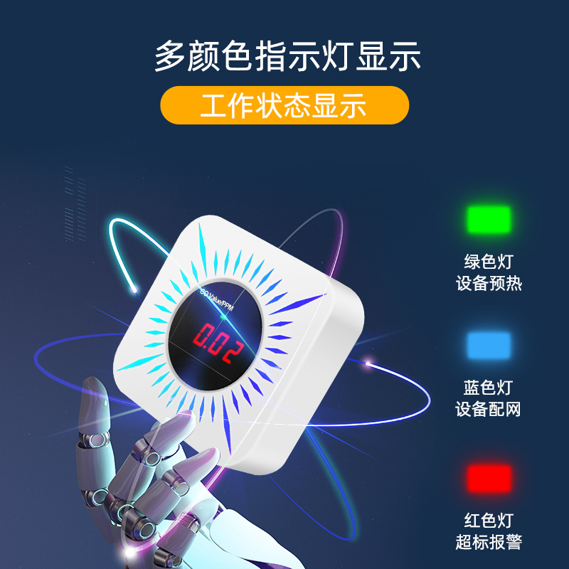 Tuya Wifi Zigbee Gas Carbon Monoxide Composite Alarm Gas Sensor Co Alarm Smart