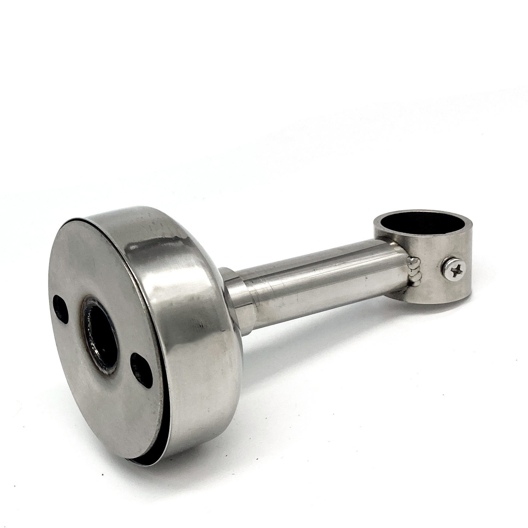 Thickened 25Mm/32Mm Stainless Steel Balcony Solid Hanging Rod Hollow Top-Mounted Flange Base Clothes Drying Rod Base