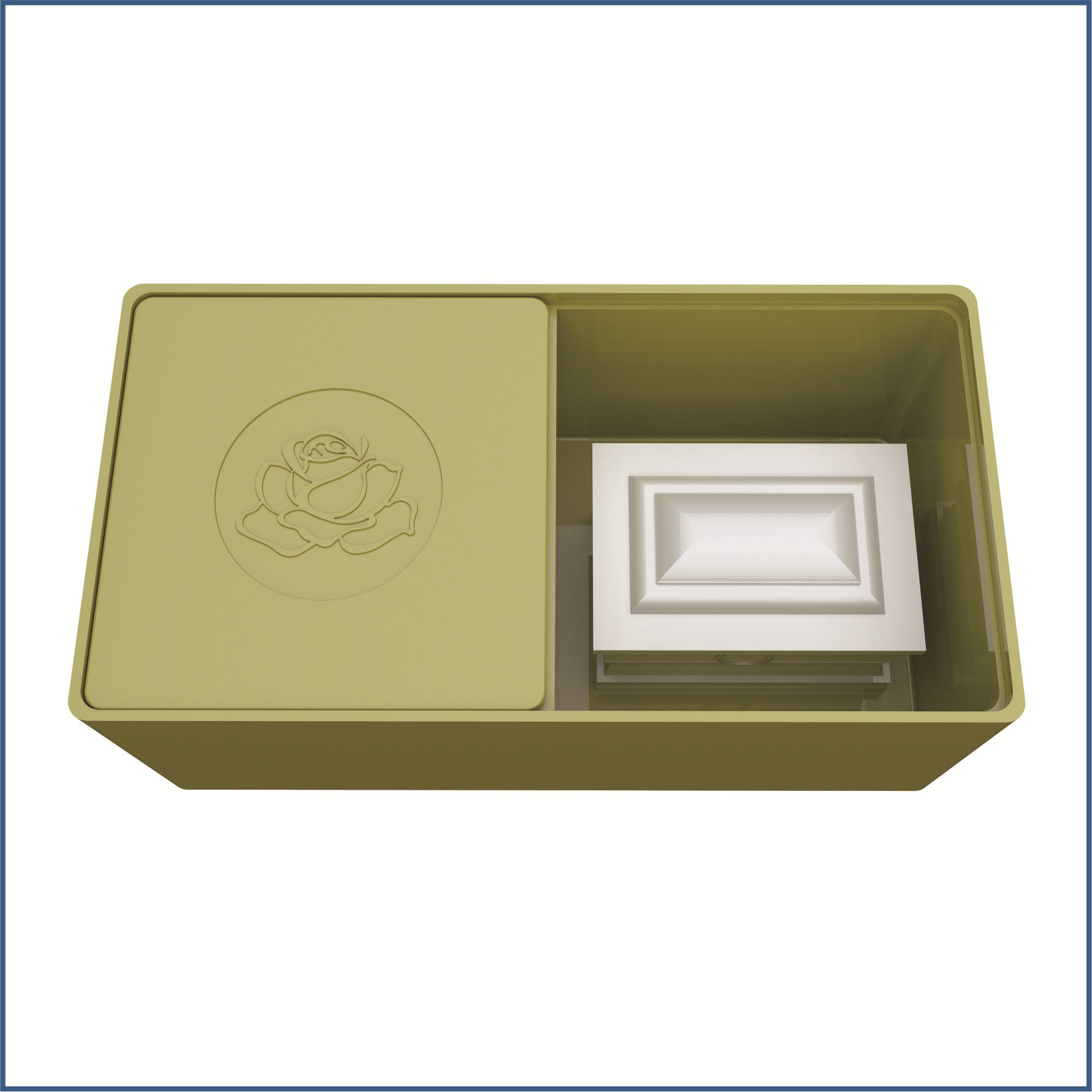 Popular Bmc Urn Protection Box Moisture-Proof Cover Waterproof High-Strength Thickeneded Nano-Polymer Composite Material Ymc