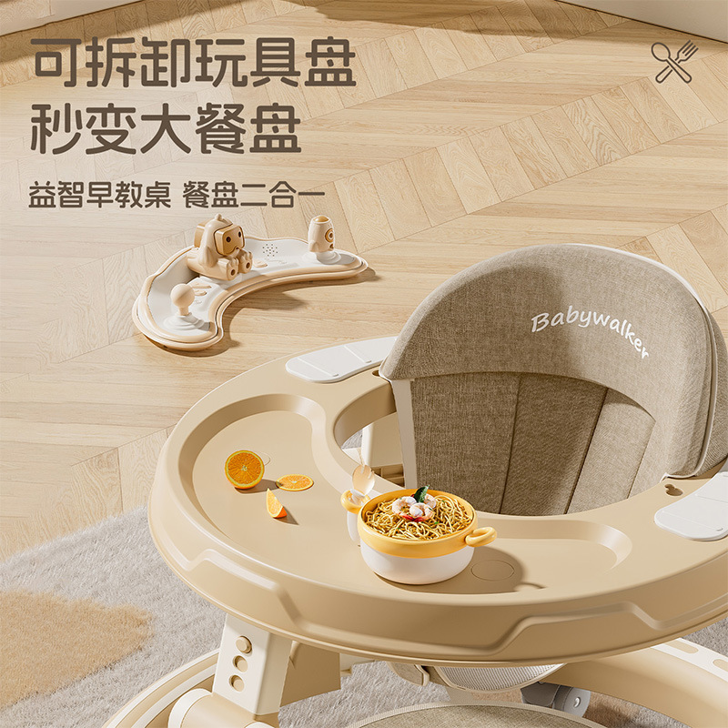 Carefully Selected Baby Walker O-Shaped Leg Multifunctional Side-Turning Stroller Baby Can Sit Children's Artifact Manufacturer Wholesale