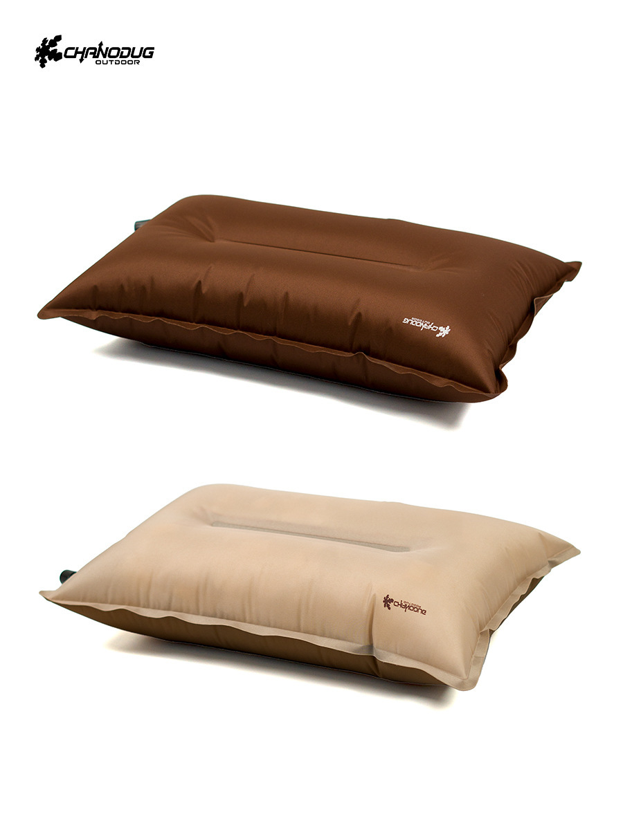 Outdoor Self-Inflating Pillow, Camping Tent Air Cushion Pillow, Office Lunch Break Pillow, Self-Driving Travel Portable Pillow