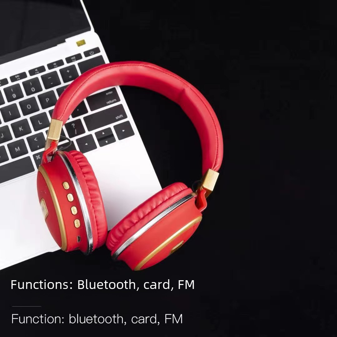 Factory wholesale LX-510BT headset 5.0 Wired Wireless Bluetooth foldable card MUSIC headset MUSIC