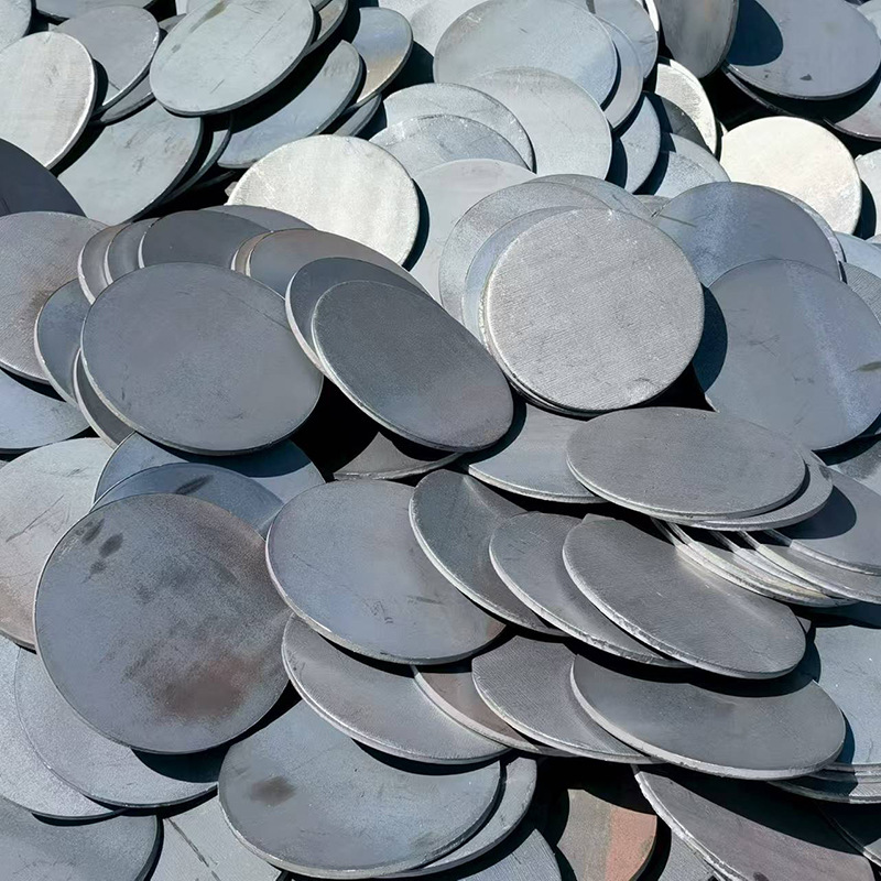 Yuyin Metal Flange Blank Carbon Steel Flange Blank Blind Plate Punching Stamped Flange Blank Flange Plate
