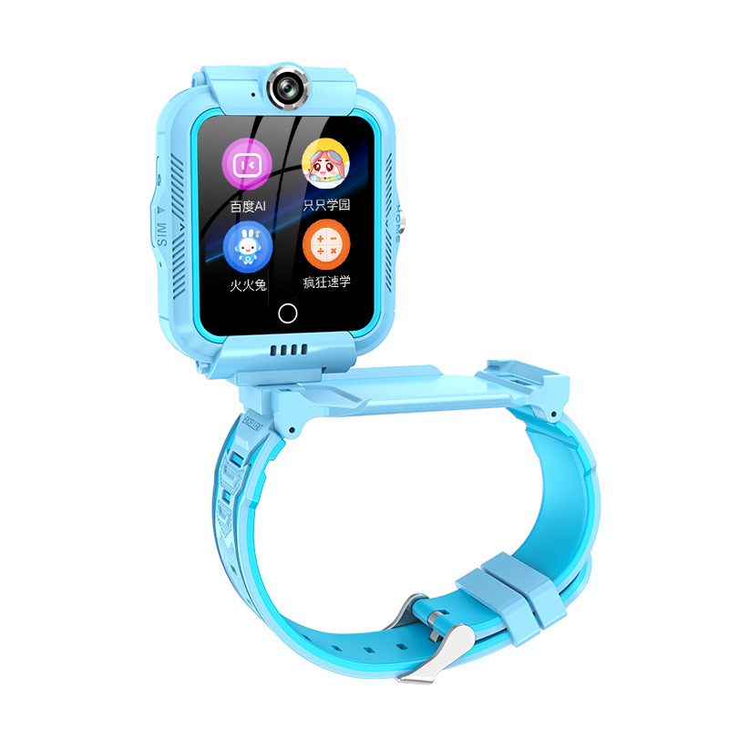 Children's phone watch video positioning multifunctional waterproof student phone watch micro chat source strength factory