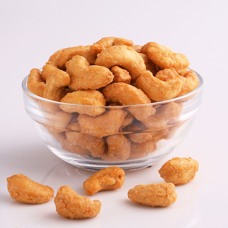 [Three Squirrels Charcoal Roasted Cashew Nuts 160g] Nut Roasted Seeds Snacks Snacks Specialty Healthy Dried Fruits