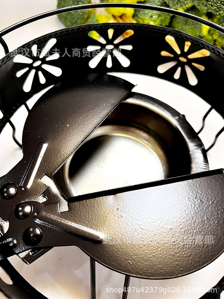 Alcohol Pot Dry Pot Pot Thickened Alcohol Stove Small Hot Pot Takeaway Small Dry Pot Restaurant Household Solid Picnic Set