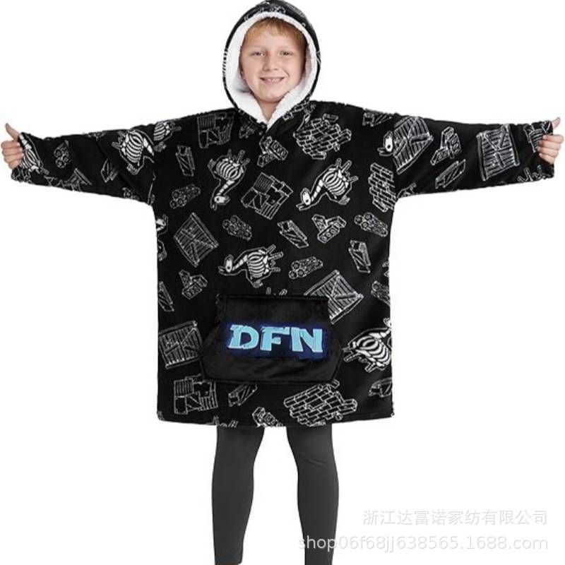 Lazy Clothes, Blanket Hoodie for Boys, Teenagers, Lazy People, Wearable Blankets, Extra Long Lazy Clothes