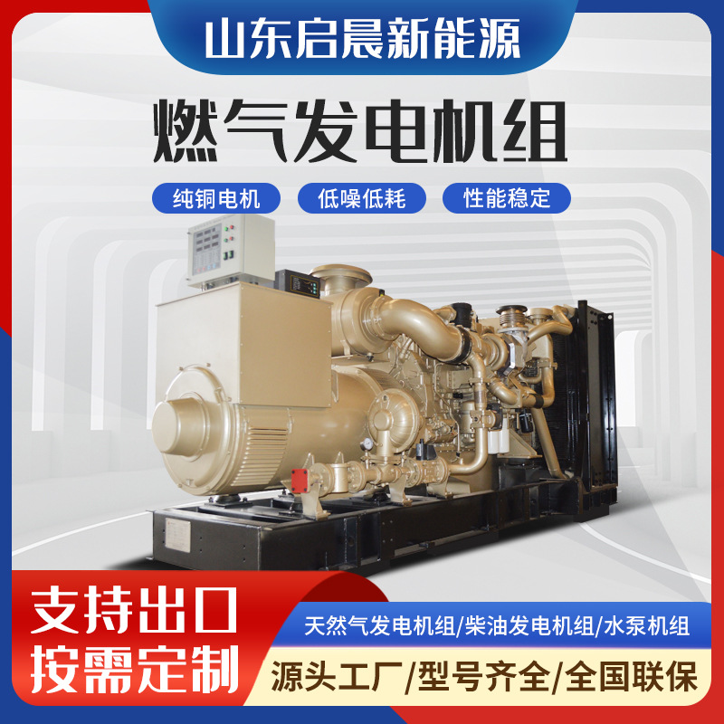 Генератор на газе 300 кВт, резервный генератор на природном газе для очистных сооружений и станций утилизации пищевых отходов