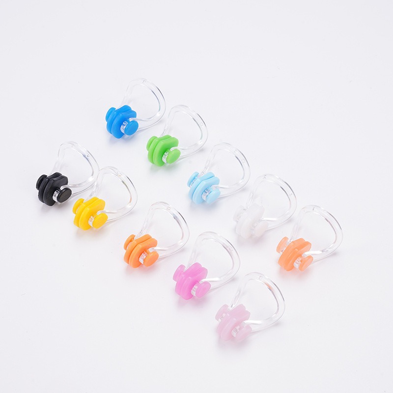 Factory Wholesale Nose Clip Earplug Set, Anti-Water Ingress, Anti-Noise, Swimming, Fitness and Sleep Available, Support Customized Logo