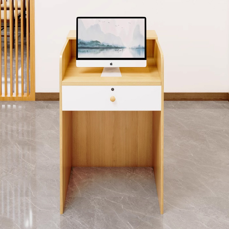 Restaurant Cashier Counter Simple Modern Small Front Desk Reception Desk Small Shop Simple Cashier Bar Table