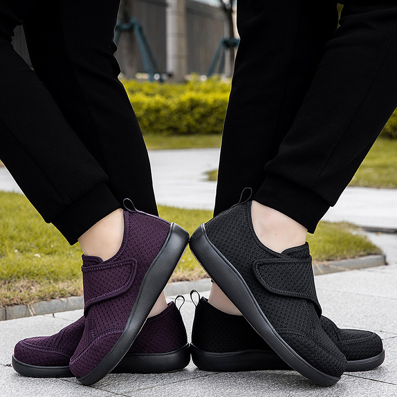 2025 New Cross-Border Spring and Summer Mesh Lightweight Breathable Velcro Women's Casual Shoes Light and Comfortable Walking Shoes