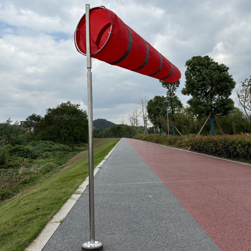 Reinforced wind vane fluorescent waterproof bracket stainless steel airport chemical oil field gas station wind vane bag outdoor factory inspection