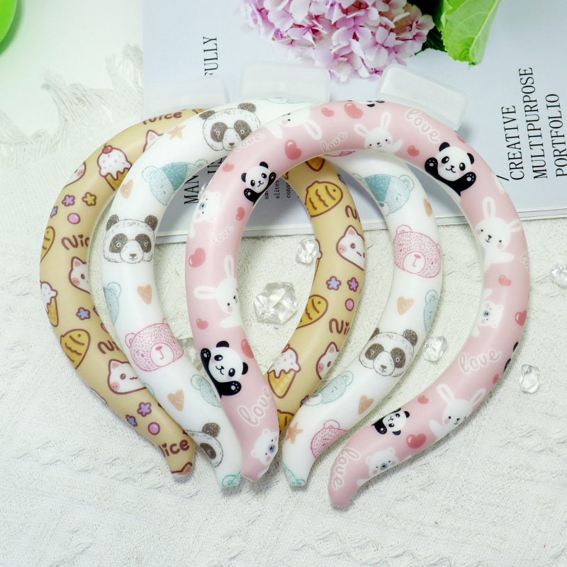 Cross-Border Cycling Cooling Ice Rings Summer Supplies Outdoor Heatstroke Prevention Cooling Artifact Ice Rings Student Neck-Hanging Ice Collars