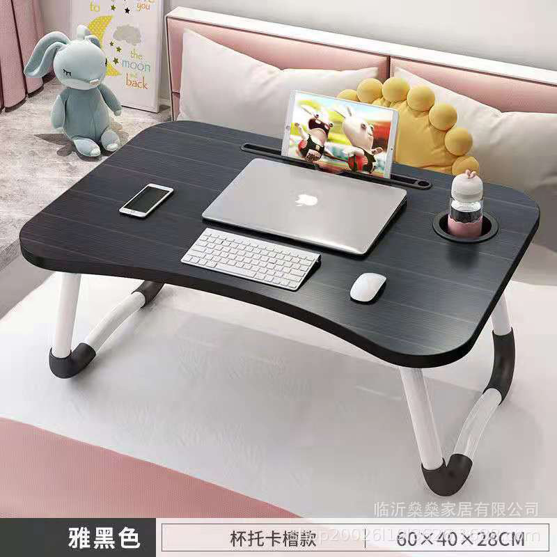 Foreign Trade Cross-Border Bed Desk Laptop Table Student Dormitory Study Table Foldable Children's Lazy Small Table