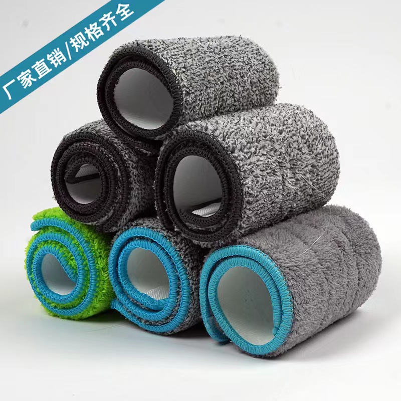 Замена ткани для плоского мопа, липкая пряжка с тканью, головка мопа из мелкого волокна
