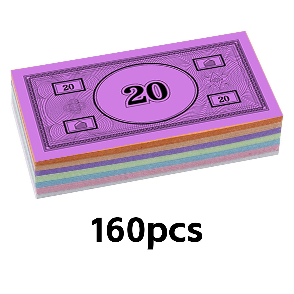 Cross-Border Exclusive Game Prop Banknotes 160Pcs with Various Amounts and Multiple Color Combinations