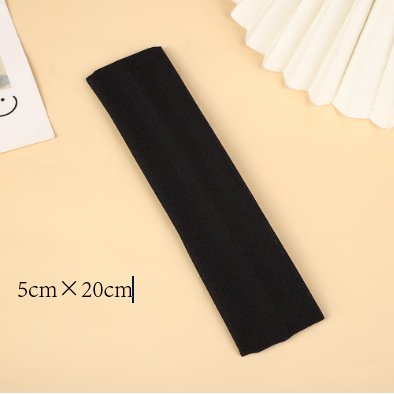 Korean Style Sports Yoga Headband Elastic Monochrome Headband with Printable Pattern Logo