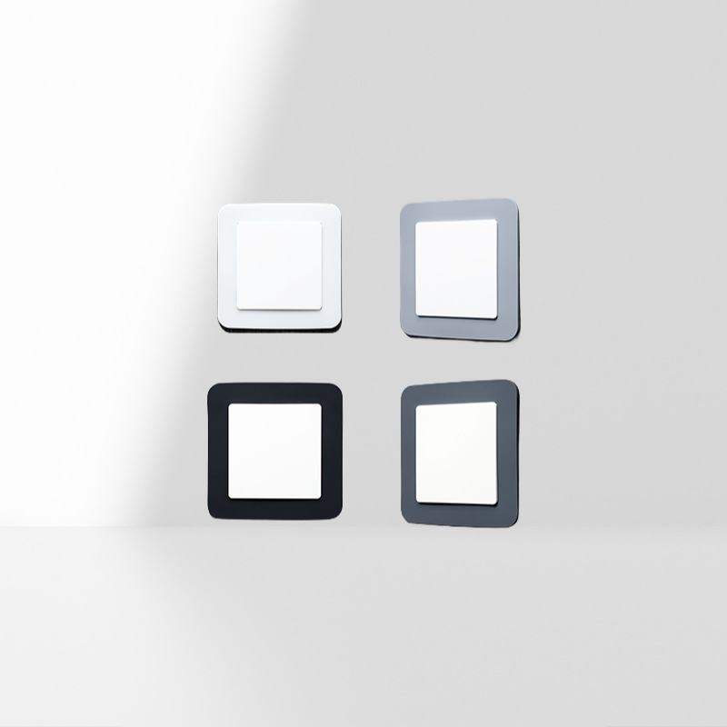 Light luxury simple switch cover silicone household protective cover creative living room bedroom anti-dirty decoration ugly switch sticker