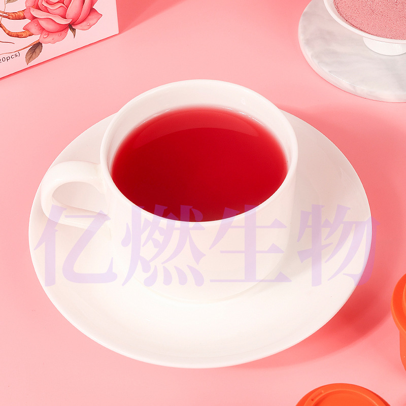 Rose Ginseng Ginseng Rose Powder 20 Cans of Tea Drink Powder Ginseng Rose Tea Ginseng Powder