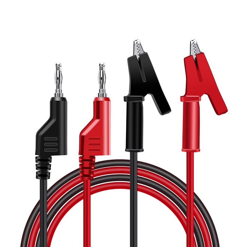 Deer Fairy Multimeter Alligator Clip Power Test Line Power High Voltage Power Meter Clip Banana Plug Connecting Line