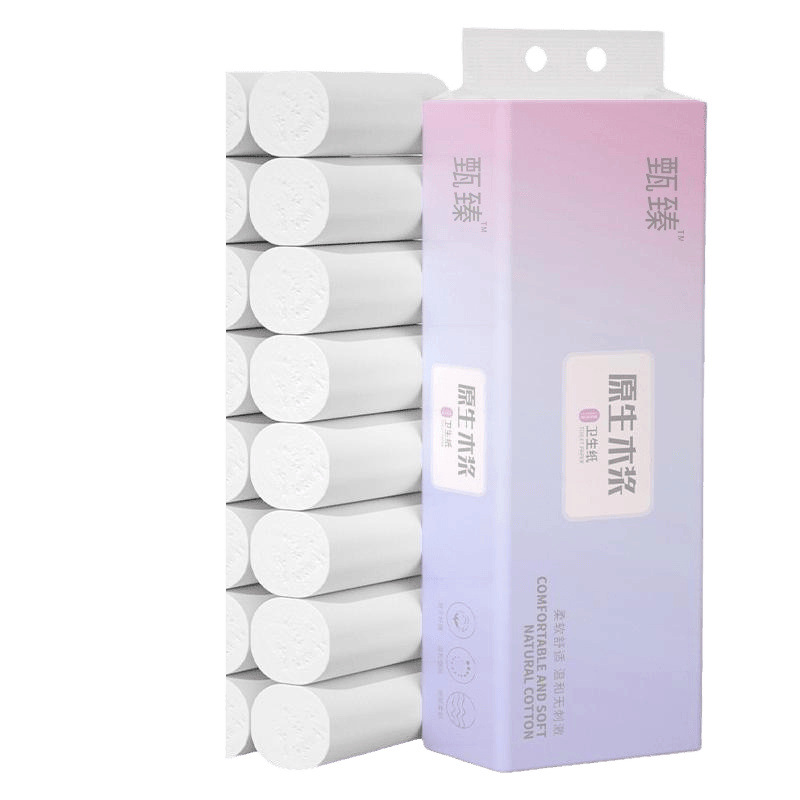 28 Rolls of Toilet Paper, Original Wood Pulp, Household Coreless Toilet Paper, Toilet Paper, Whole Box Wholesale Package Number