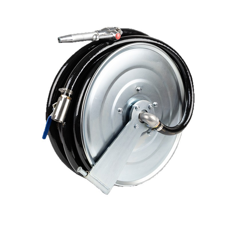 304 Stainless Steel Flushing Reel Coal Mine Tunnel Dock Port Manual High Pressure Flushing Water Pipe Flushing Reel Box