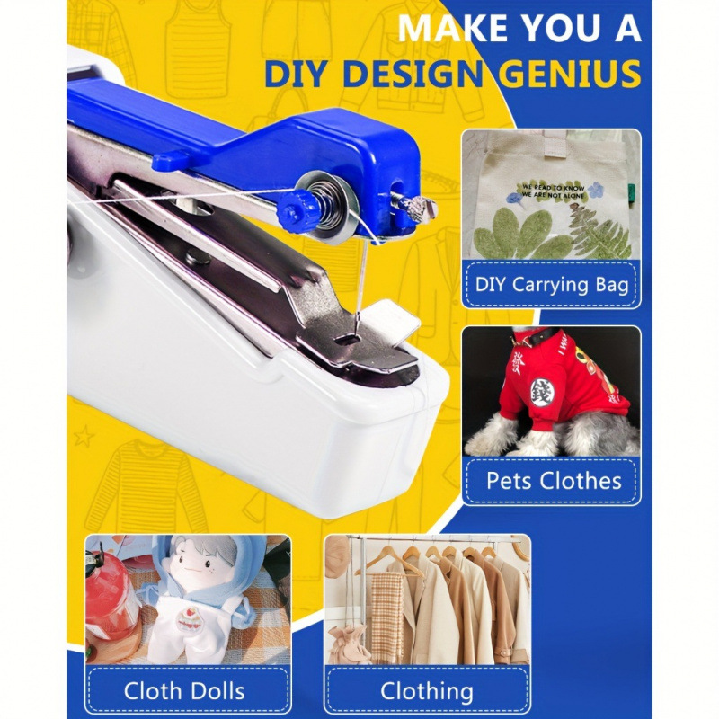 2026 New Cross-Border Dropshipping Handheld Sewing Machine Suitable for Beginners