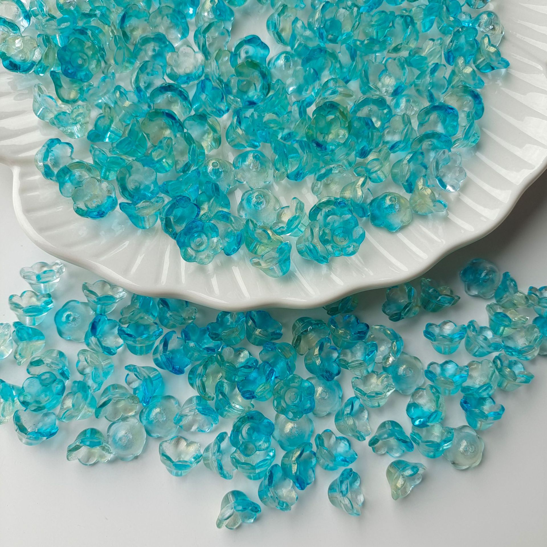 bell flower orchid flower bud colored glaze petals handmade diy pendant tassel material antique hanfu hairpin accessories