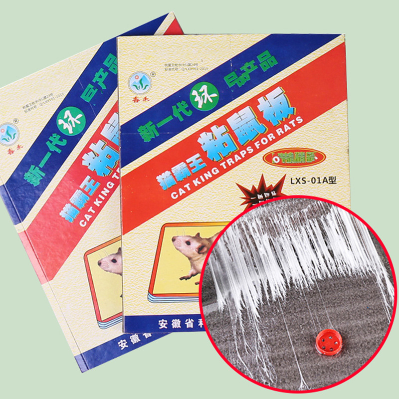 Chunhe Sticky Mouse Board, Hard Board, Strong Adhesive Mouse Board with Attractant, Mouse Trap, Available at Dollar Stores and Department Stores