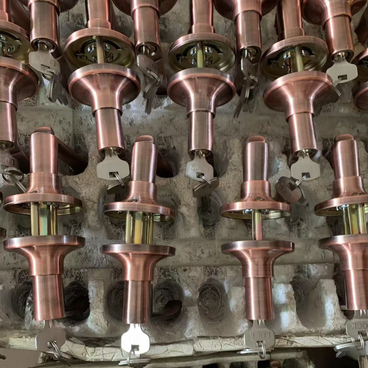 Cross-border exclusive for 806 aluminum alloy three-pole handle lock room door wooden door plastic steel door bedroom bathroom door handle