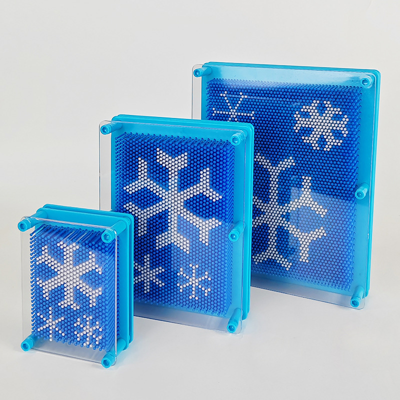 Cross-Border Hot-Selling 2025 New Trendy Toy Snowflake Versatile Needle Painting Hand Model Gift Children's Creative Educational Toy