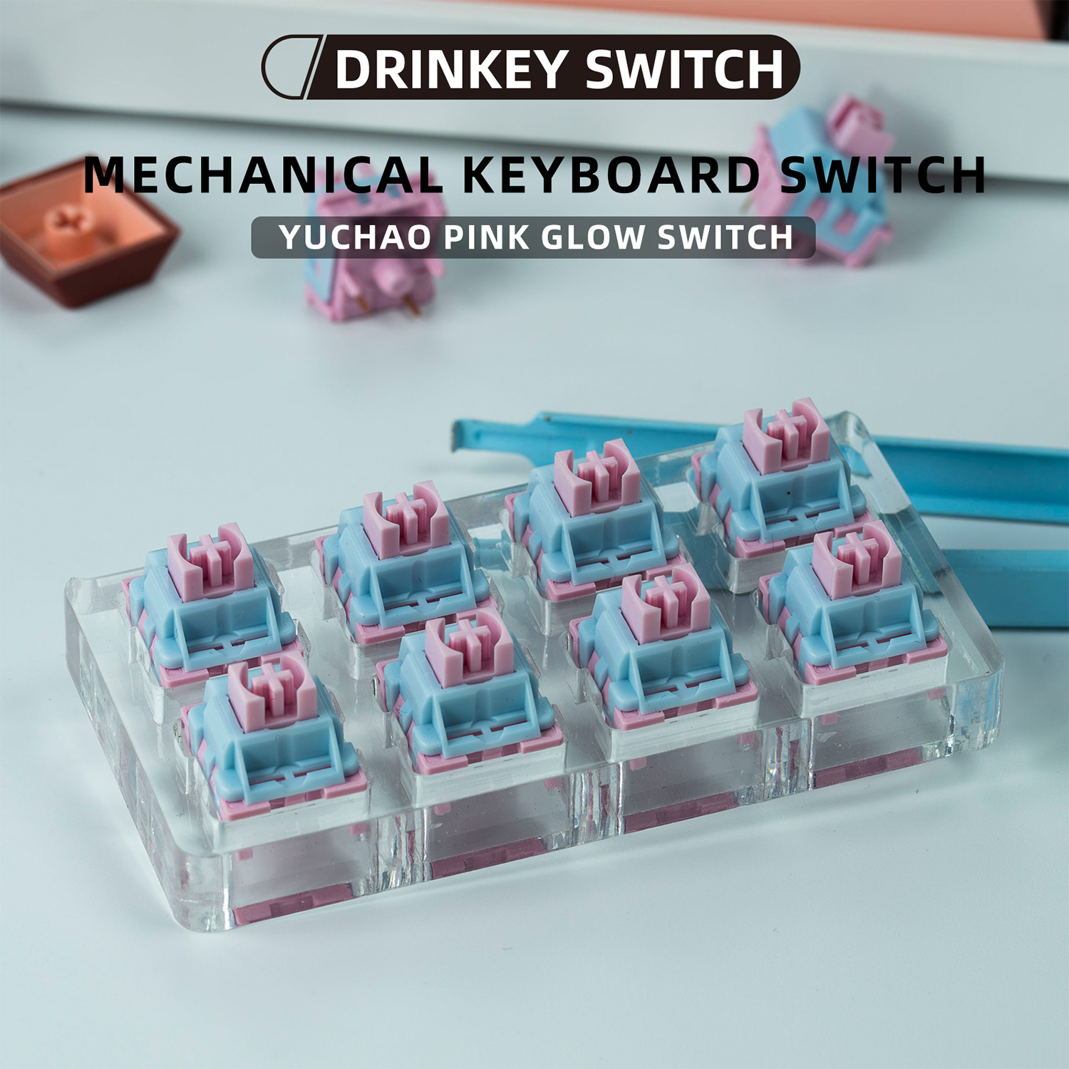 Кроссбордерный кастомизированный механический корпус клавиатурного переключателя порошковый Xia переключатель прецизионный пятифутовый линейный хот-плаг переключатель