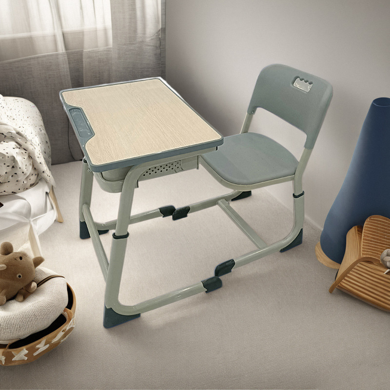 Single-Person Study Desks for Primary and Secondary Schools Are Training and Tutoring Institutions, School Desks and Chairs, Adjustable Desks and Chairs for School Classrooms