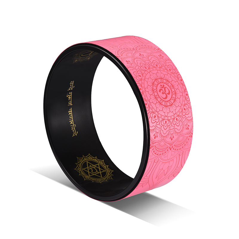 Factory Direct PU yoga wheel back bending artifact Pilates ring yoga ring fitness device yoga auxiliary wheel