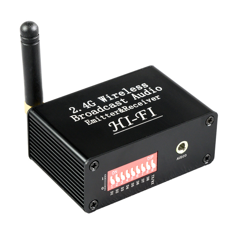 2.4G high-fidelity wireless audio transmission transceiver supports one-shot multi-receive stereo