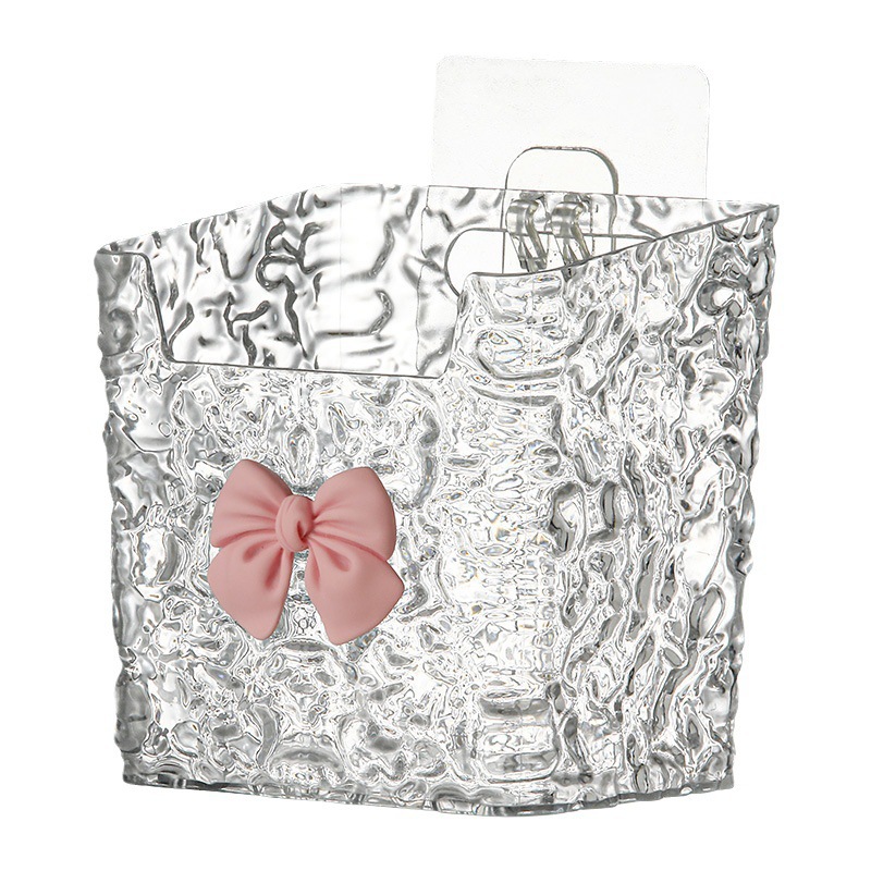 Light Luxury Glacier Pattern Storage Rack Home Dormitory Non-marking Wall-mounted Toothbrush Clip Storage Bow High-grade Storage