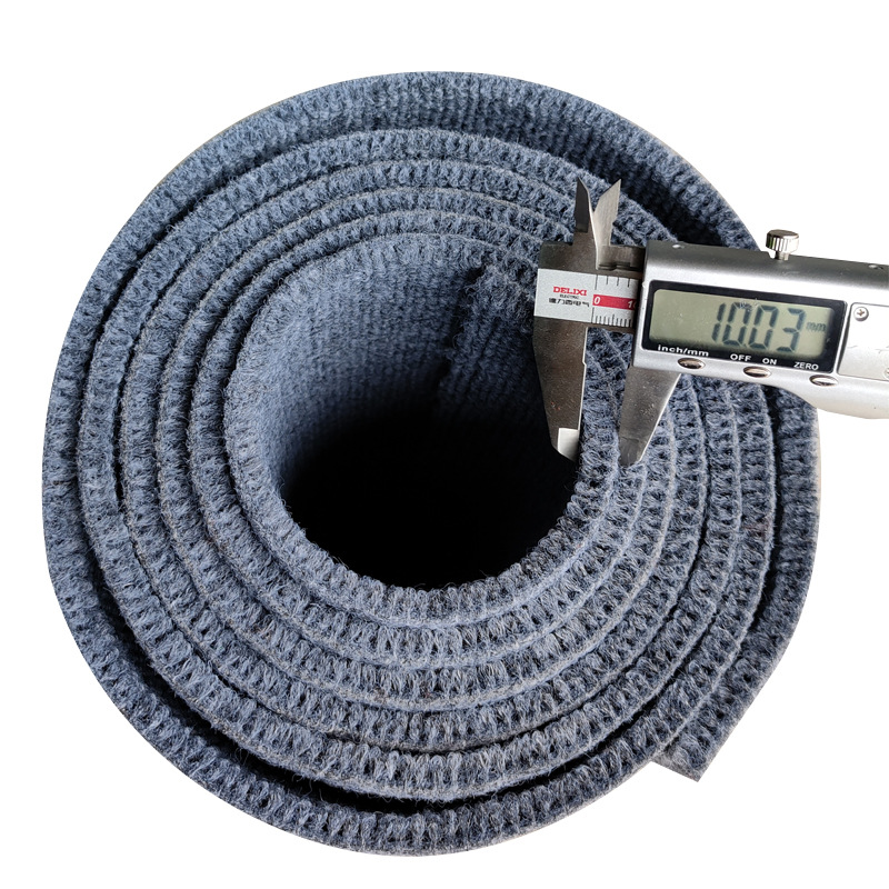 Thick 10mm Striped Carpet Bedroom Non-slip Floor Mat Office Billiards Hall Solid Color Striped Carpet