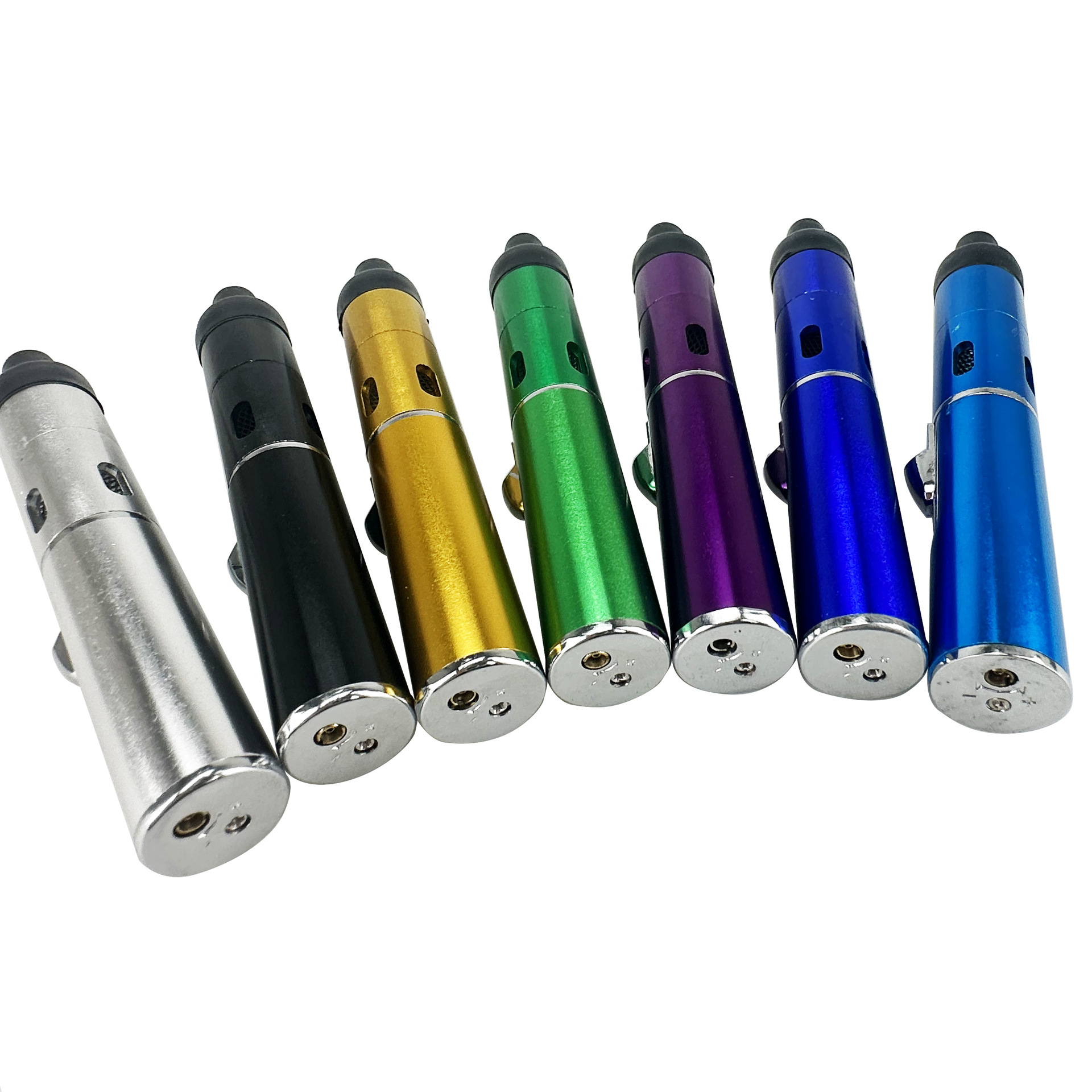 Hot Selling New Multifunctional Aromatherapy Lighter Portable Mini Metal Small Pipe with Volcanic Stone Smoking Set Wholesale