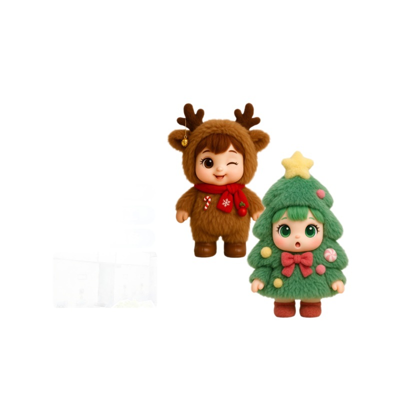 Trendy Plush Vinyl Blind Box Toys, Customizable Plush Toys, Cute Plushies