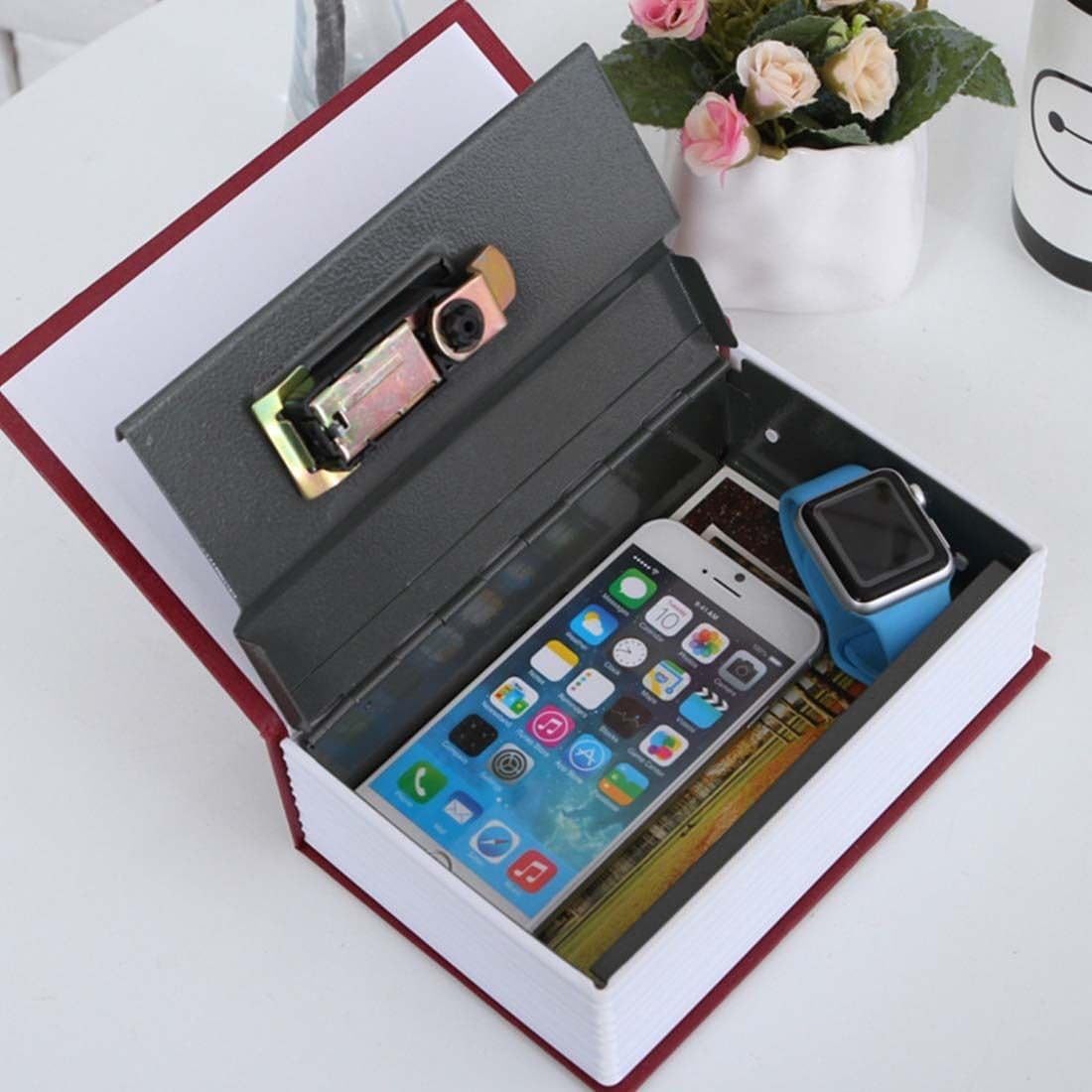 Household Medium-Sized Creative Book Safe Hidden Password Lock Home Storage Box Desk Decoration Box Ornaments