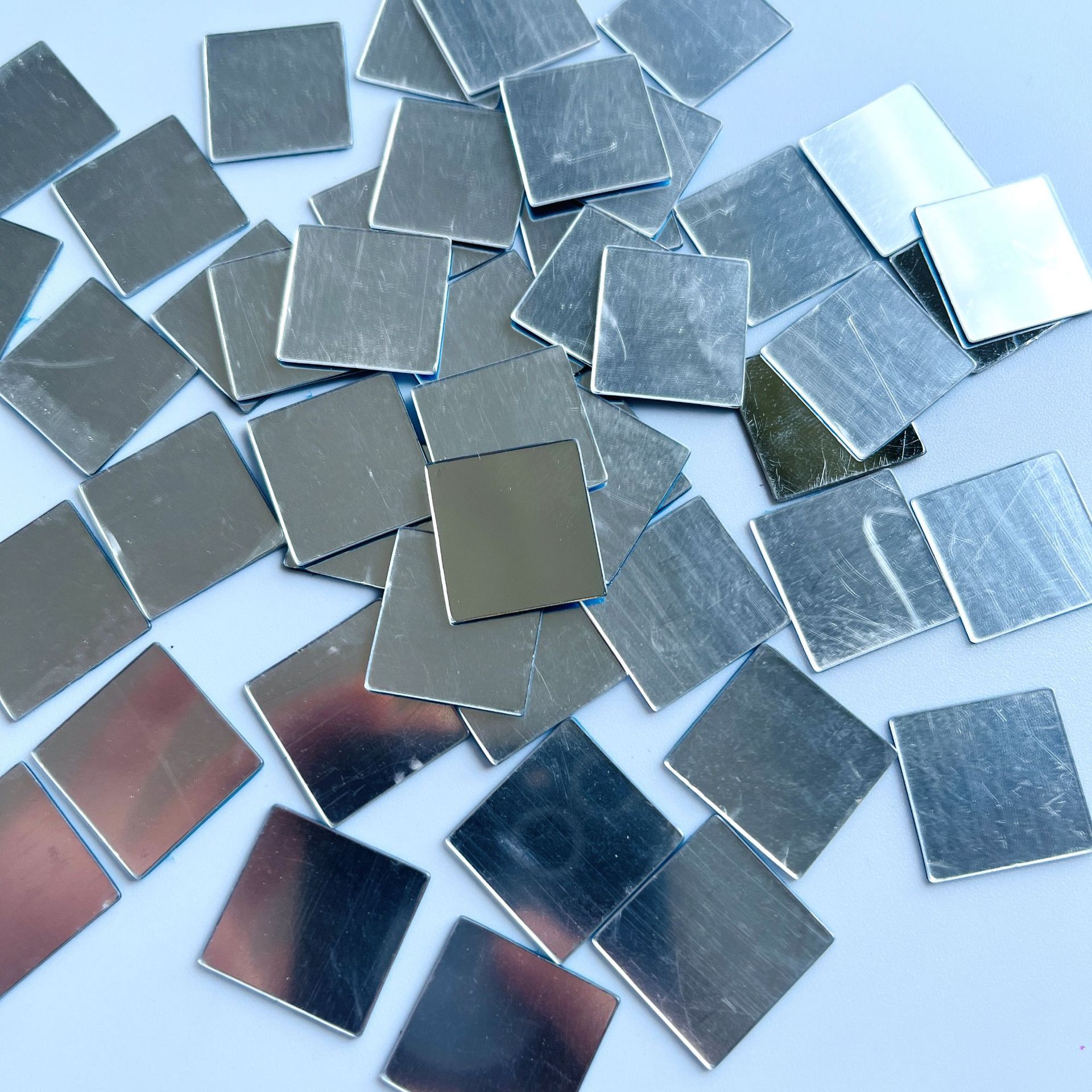 PC Round Lens Toy Decoration PVC Soft Lens PET Mirror Sticker Silver Shaped Plastic Acrylic Lens