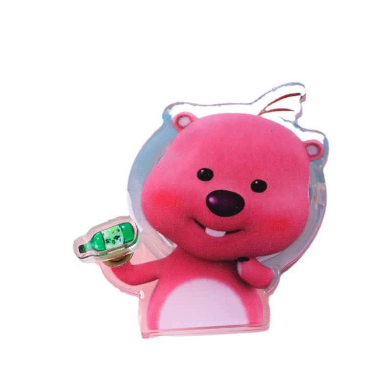 Acrylic Mobile Phone Airbag Holder Customized Magnetic Rotating Glue Special-Shaped Holder Cartoon Star Peripherals Customized