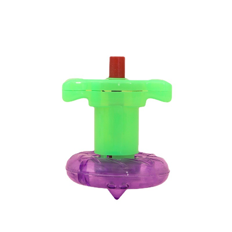 80 s classic nostalgic plastic manual twist mini speed gyro battle gyro student gift small toy