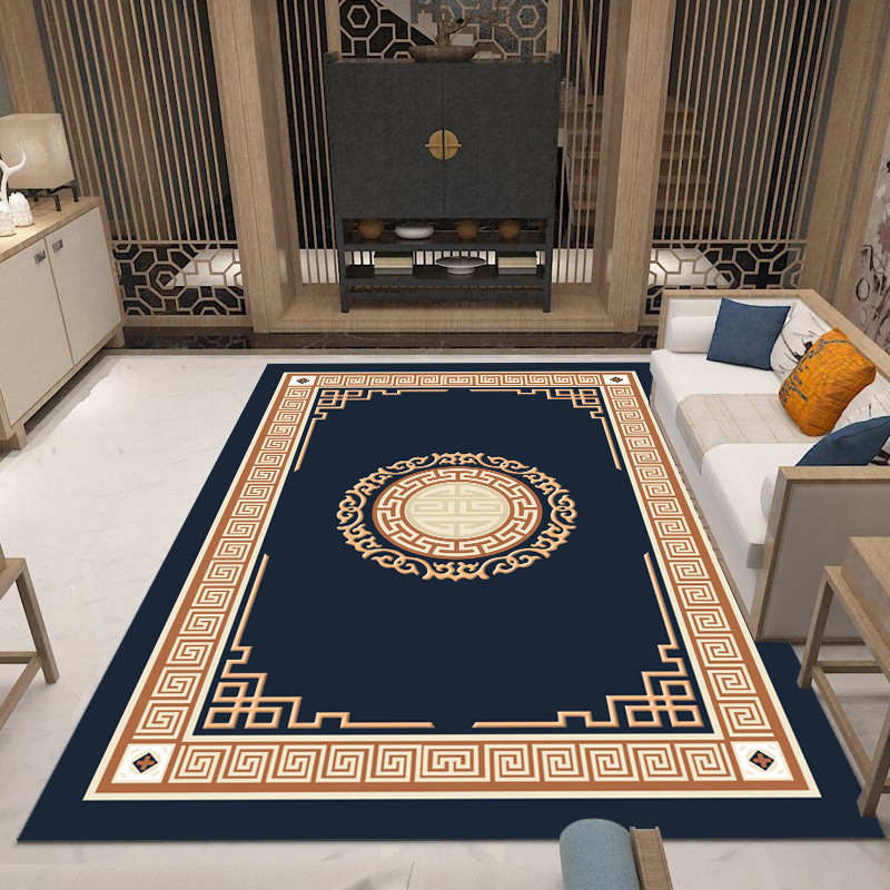 Chinese Classical Chinese Style Blue Mahogany Office Tea Room Living Room Bedroom Bay Window Wool Blended Carpet