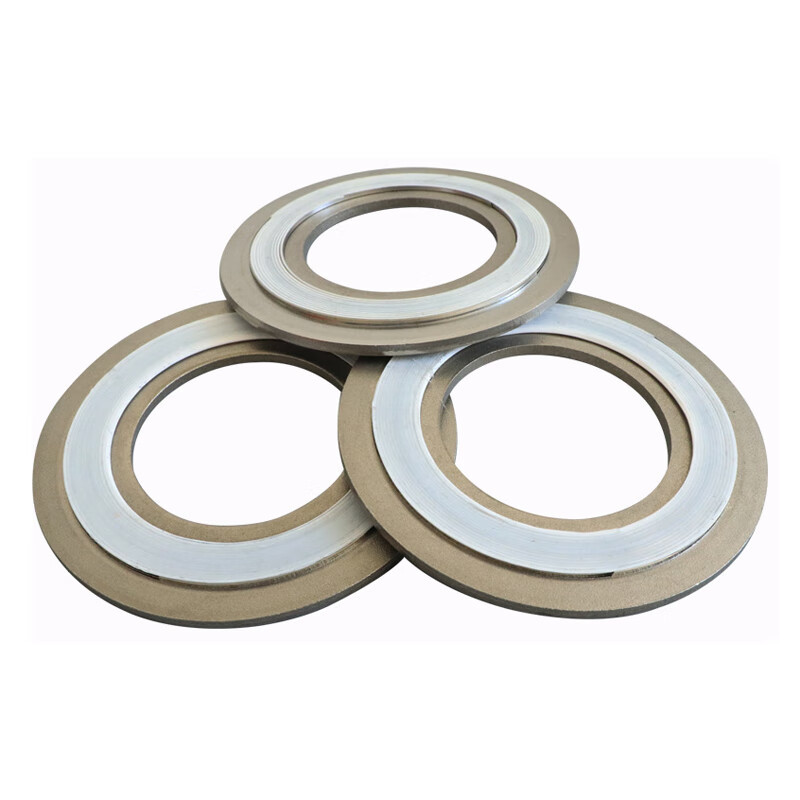 Metal Wrapped Gasket Graphite Carbon Steel Valve Gasket with Inner and Outer Rings Conventional Stainless Steel Flange Seal Gasket