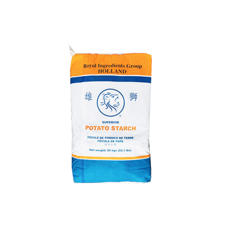 Guangdong Lion Starch Commercial Potato Starch Wholesale Restaurant Hotel Restaurant 25kg Bags Starch Factory