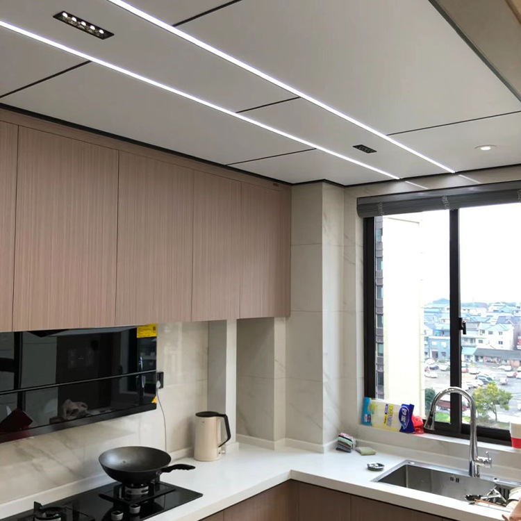 Aluminum Honeycomb Large Panel Integrated Ceiling Aluminum Gusset Plate Wholesale Manufacturer Living Room Bedroom Kitchen Secondary Hanging Complete Set of Materials